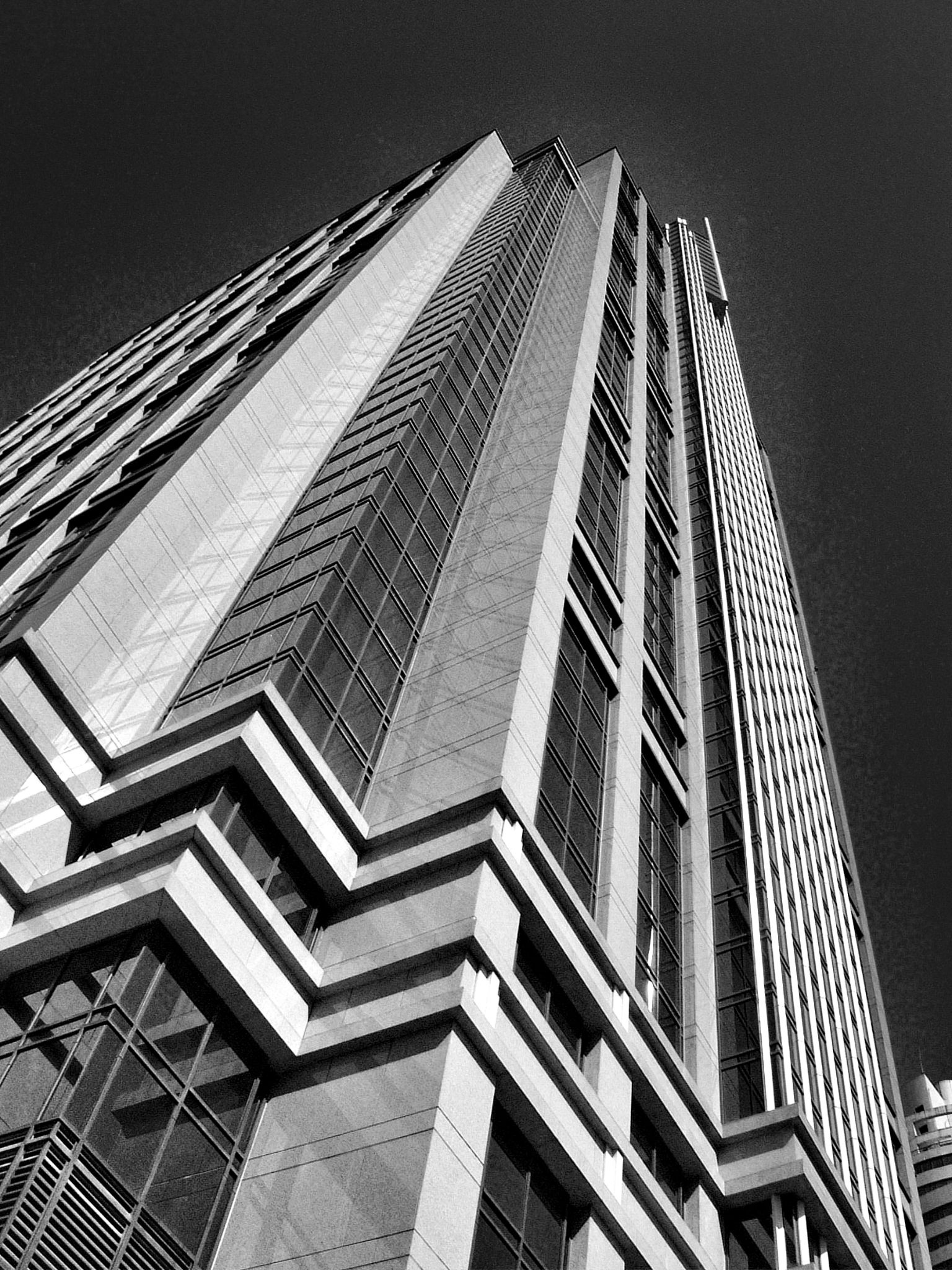 Februar 2005: Bürogebäude Ocean Towers im Huangpu District von Schanghai